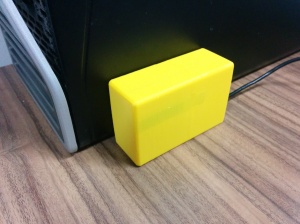 OK, it just looks like a plain yellow box